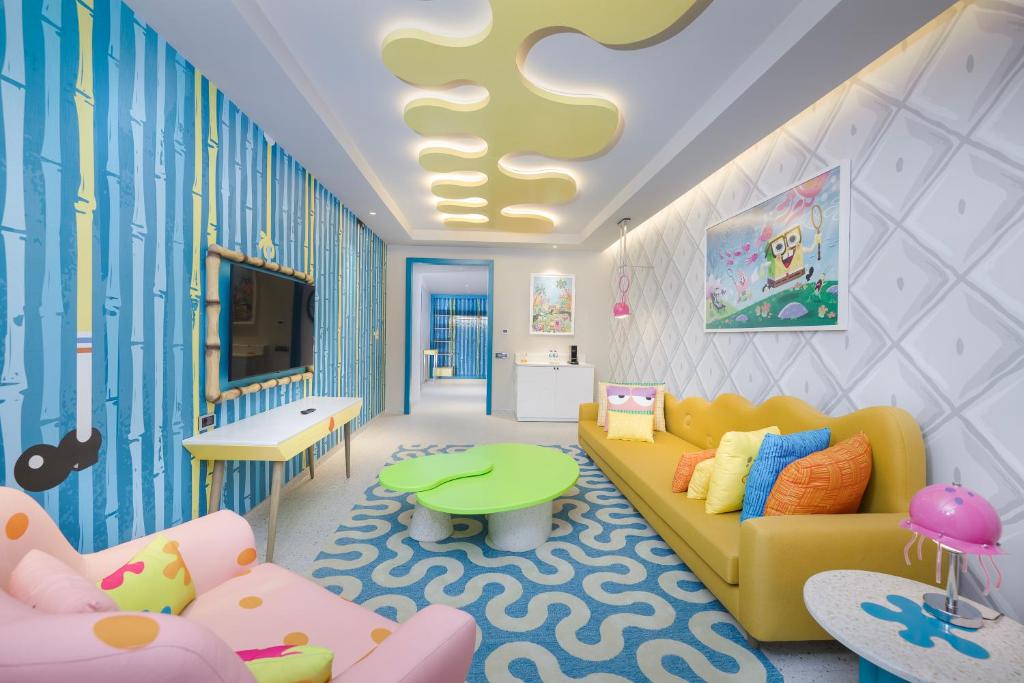 Dhome me temen SpongeBob te The Land Of Legends Nickelodeon Hotel, Belek